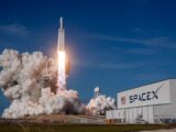 rocket ship launching during daytime