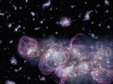an image of a cluster of stars in the sky