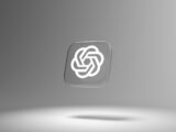 A white square with a knot on it