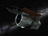 an artist's rendering of a satellite in space